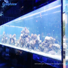 Folha de acrílico de acrílico transparente de fundição única para tanque de aquário/zoológico
